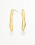 Elegant Sterling Silver & Pearl Studs for Career Woman